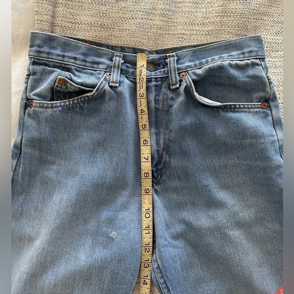 Vintage Levi Jeans with Rolling Stones Patch 👖👅 - Picture 6 of 7